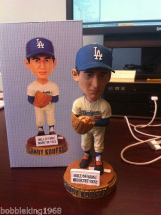 Los Angeles Dodgers 2012 Sandy Koufax Sga Bobblehead Bobble Hall Of Famer