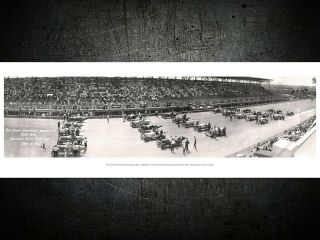 1916 Cincinnati Motor Speedway 1st Sweep Race - Remastered Print -