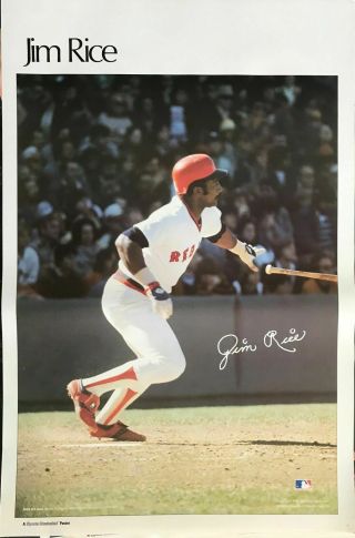 Jim Rice Sports Illustrated Vintage Poster 1978 Red Sox 35 " X 23 "