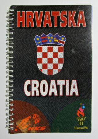 Croatian Basketball Information Book,  Olympic Game 1996 Atlanta (toni Kukoc)