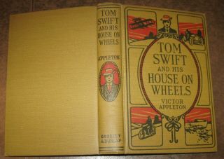 TOM SWIFT AND HIS HOUSE ON WHEELS w/ FULL COLOR DJ Possible 1st Edition 2