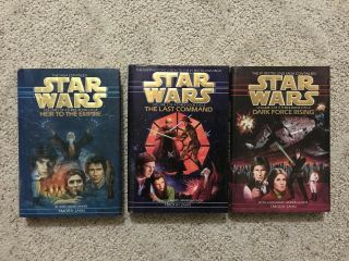 Star Wars - Thrawn Trilogy By Timothy Zahn - First Ed/1st Printing Hardcovers