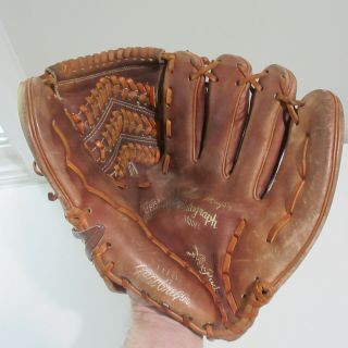 Macgregor M11k Willie Mays Autograph 11 " Baseball Glove Mitt Vintage Leather
