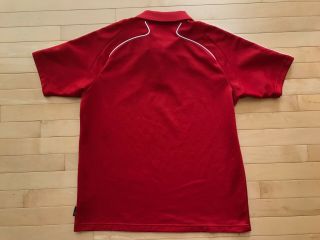 EUC Adidas Indiana Hoosiers Soccer Red Polo Jersey Shirt Sz L Mens Football 2