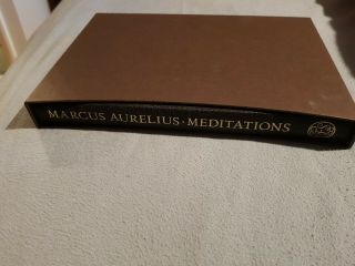 Folio Society Book Marcus Aurelius - Meditations