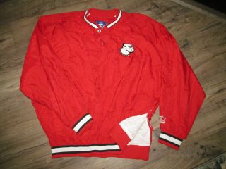 Red Sewn Vintage Georgia Bulldogs Ncaa Authentic Football Team Jacket - L Mens