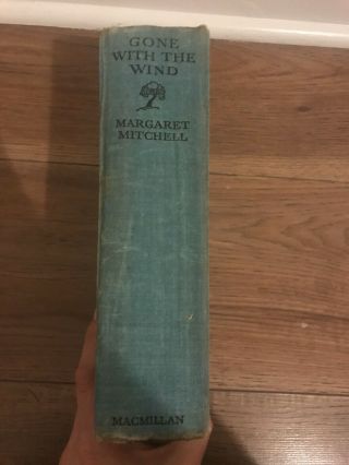 Gone With The Wind,  1st Edition,  Margaret Mitchell,  Macmillan 1936,  Uk Printing.