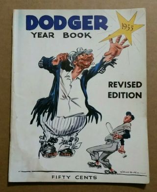 Brooklyn Dodgers,  Baseball Yearbook,  1955