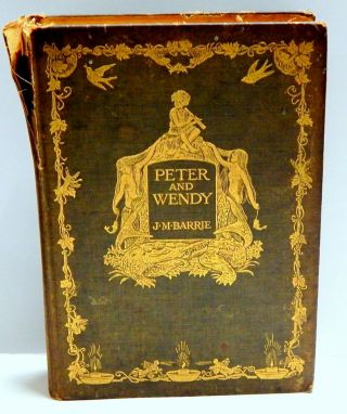 1911 Peter And Wendy J.  M.  Barrie First Us Edition Peter Pan