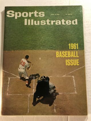 1961 Sports Illustrated Baseball Preview Roger Maris Clemente No Label Newsstand