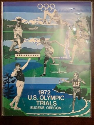 Official 1972 U.  S.  Olympic Trial Program (eugene,  Oregon) -,  Great Piece