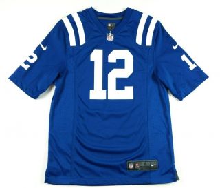 Nike Mens Andrew Luck Indianapolis Colts On Field Nfl Jersey S Blue Home