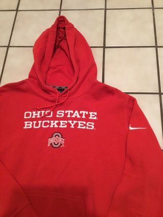 Nike Team Sportswear The Ohio State Buckeyes Football Sweatshirt Hoodie Sz.  Xl