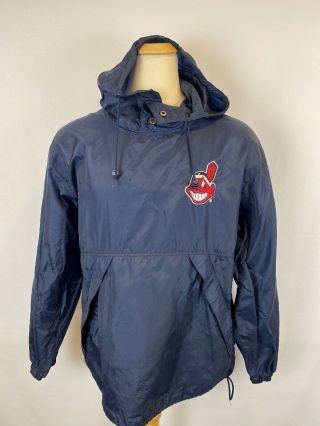 Vintage Cleveland Indians Windbreaker Jacket Men 