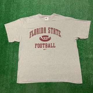 Vintage 90s Nike Fsu Florida State Seminoles Football Shirt Xxl Usa Made Vtg
