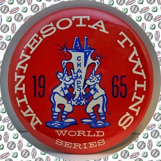 1965 Minnesota Twins World Series Button