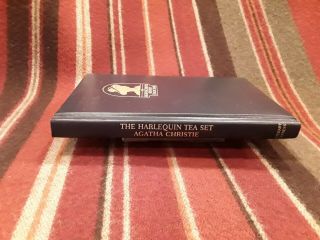 Agatha Christie Mystery Leatherette Collect.  Harlequin Tea Set 1998 Literary Exp