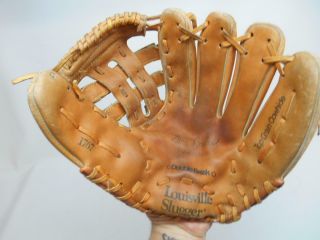 Old Vtg Louisville Slugger Leather Baseball Glove Graig Nettles Model