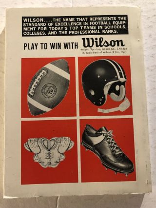 1966 AMERICAN FOOTBALL League AFL Guide SAN DIEGO Chargers PAUL LOWE AFL Chiefs 2