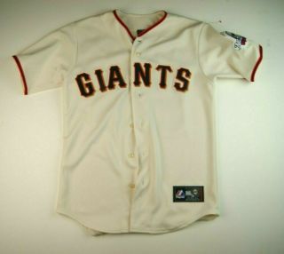 Sf Giants 2009 World Series Tim Lincecum 55 Jersey Adult Small Majestic White