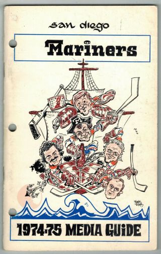 1974/75 San Diego Mariners Media Guide