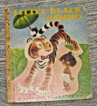Little Black Sambo Little Golden Book 1948 D Ed Black Americana