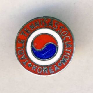 Korea Table Tennis Association Pin Badge Ping - Pong Federation