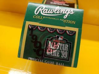 1999 MLB All - Star Game Official Baseball Box - Fenway Park Red Sox 2