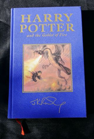 Harry Potter And The Goblet Of Fire Deluxe Edition Uk Bloomsbury 1st Edition