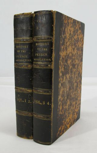 1850 History French Revolution M.  A.  Thiers Translated W/notes & Pics Shoberl Yqz