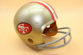 Vintage San Francisco 49ers Sf Football Helmet Rawlings Hnfl Youth S 70s Air Flo