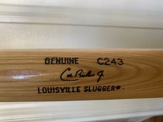 Cal Ripken Jr Professional Bat 125 Louisville Slugger C243 Ironman Orioles 34”
