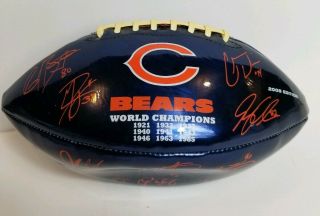 2009 Chicago Bears World Champion Commemorative Football Wilson Nfl