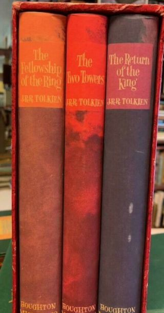J.  R.  R.  Tolkien 3 Volume Set Hobbit And Lord Of The Rings Gift Quality