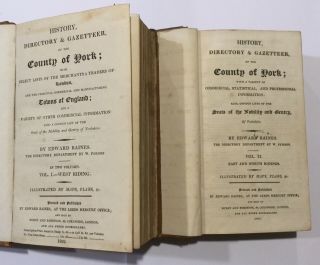1822 - History,  Directory & Gazetteer,  Of The County Of York.