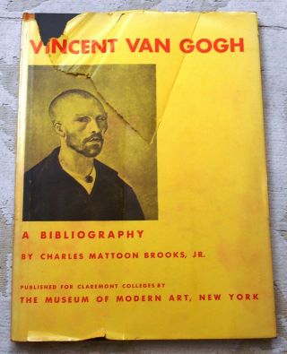 Vincent Van Gogh: A Bibliography By Charles Brooks Jr.  / Signed / 1st Ed.  / 1942