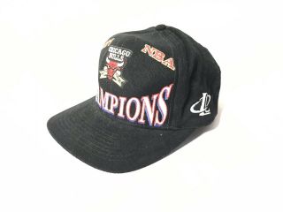 Vintage 1997 Chicago Bulls Hat Cap NBA Champions Locker Room Snapback 3
