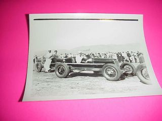Vintage Race Car Photo Red Lion From 1933 San Jose Calif Wilson Photo