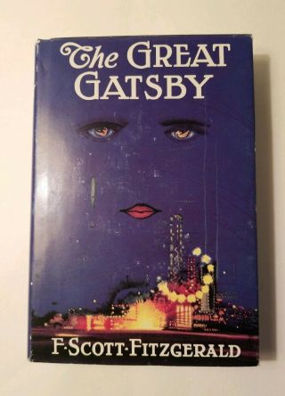 The Great Gatsby F.  Scott Fitzgerald First Edition Library Facsimile.