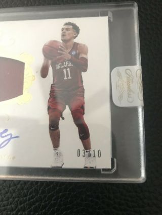 2018 Flawless Trae Young Auto Patch ROOKIE Insert 03/10  2
