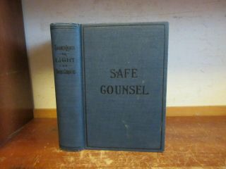 Old Safe Counsel Book Practical Eugenics Race Science Marriage Sex Birth Control