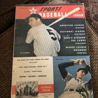 Street And Smith Baseball Yearbook 1951 Joe Dimaggio