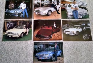 Walter Payton Chicago Bears Buick Chicagoland Promo Set Of Seven Different