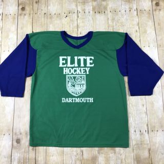Ccm Dartmouth College Elite Hockey Jersey - University Ivy League - Made In Usa