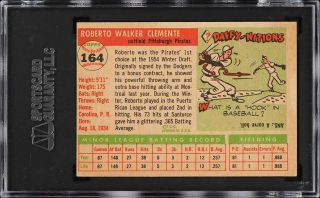1955 Topps Roberto Clemente ROOKIE RC 164 SGC 2 GD (PWCC) 2