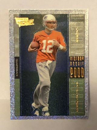 Tom Brady 2000 Upper Deck Ultimate Victory Parallel 146 Rare Patriots Rc Rookie