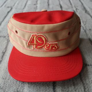 Vintage San Francisco 49ers Pillbox Snapback Hat Cap Niners 90s 80s