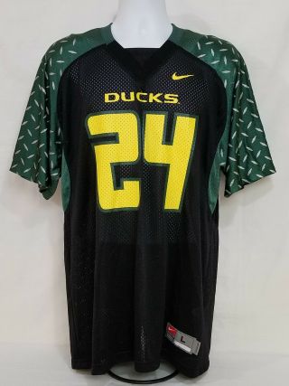 2008 Oregon Ducks Nike Team Football Jersey Jeremiah Johnson 24 Men 