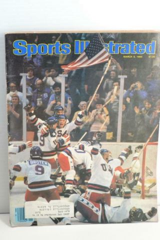 Sports Illustrated Miracle On Ice,  U.  S.  Hockey {b130}