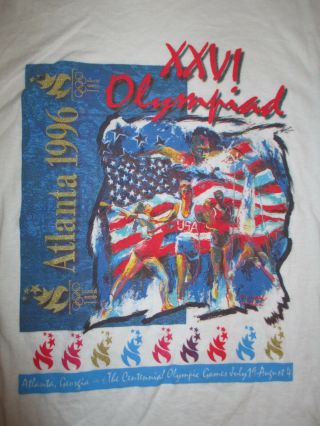 Xxvi Olympiad Centennial 100th Summer Olympics 1996 Atlanta (xl) T - Shirt